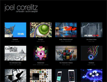 Tablet Screenshot of joelcorelitz.com